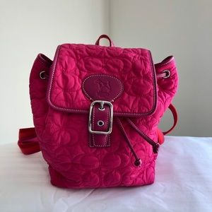 Coach Backpack with Gloves